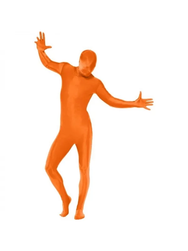 Smiffys Déguisement Seconde Peau Orange Adulte (combinaison Avec Cagoule) 1 Smiffys Déguisement Seconde Peau Orange Adulte (combinaison Avec Cagoule)