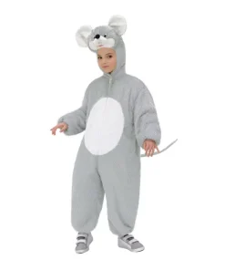 WIDMANN Déguisement Souris Enfant (combinaison à Capuche/masque)