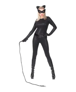 WIDMANN Déguisement Super Cat Femme, Noir (combinaison, Gants, Oreilles, Masque)