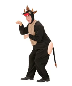 WIDMANN Déguisement Taureau Homme (combinaison Avec Derrière, Capuche/masque)