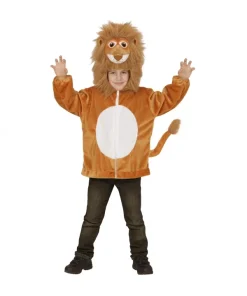 WIDMANN Déguisement Veste Peluche à Capuche Avec Tête De Lion
