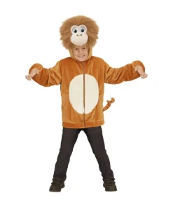 WIDMANN Déguisement Veste Peluche à Capuche Avec Tête De Singe