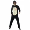 Smiffys Déguisement Zombie Singe Luxe Adulte (combinaison, Masque EVA)