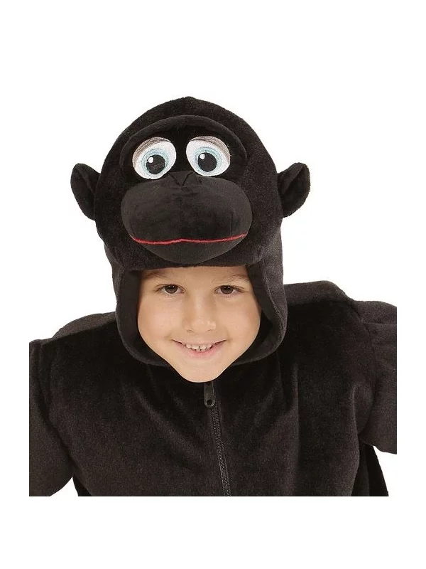 WIDMANN Déguisement veste Peluche à Capuche Avec Tête De Gorille 2 WIDMANN Déguisement veste Peluche à Capuche Avec Tête De Gorille – Image 2