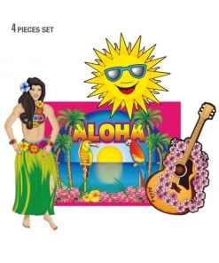 WIDMANN Ensemble De 4 Décoration Hawaïenne