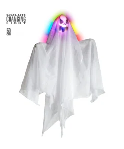 WIDMANN Fantôme Lumineux à Suspendre De 50 Cm (piles Incluses)