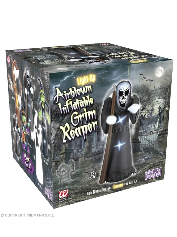 WIDMANN Faucheuse Gonflable Lumineuse Avec Ventilateur - 122 Cm 2 WIDMANN Faucheuse Gonflable Lumineuse Avec Ventilateur - 122 Cm – Image 2