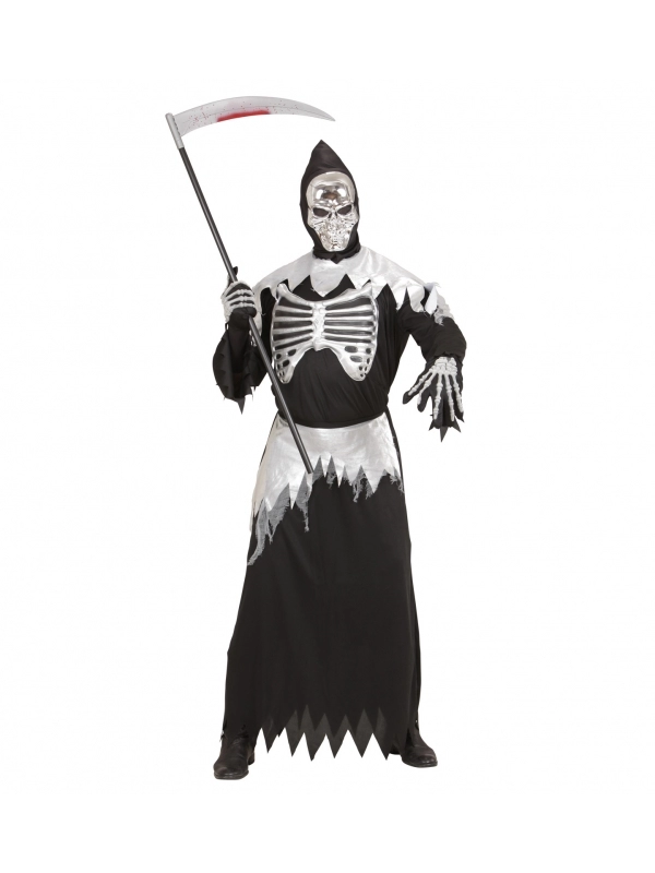WIDMANN Faucheuse Squelette Homme Avec Masque Et Thorax 2 WIDMANN Faucheuse Squelette Homme Avec Masque Et Thorax – Image 2