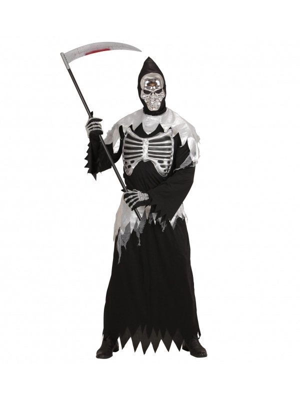 WIDMANN Faucheuse Squelette Homme Avec Masque Et Thorax 1 WIDMANN Faucheuse Squelette Homme Avec Masque Et Thorax