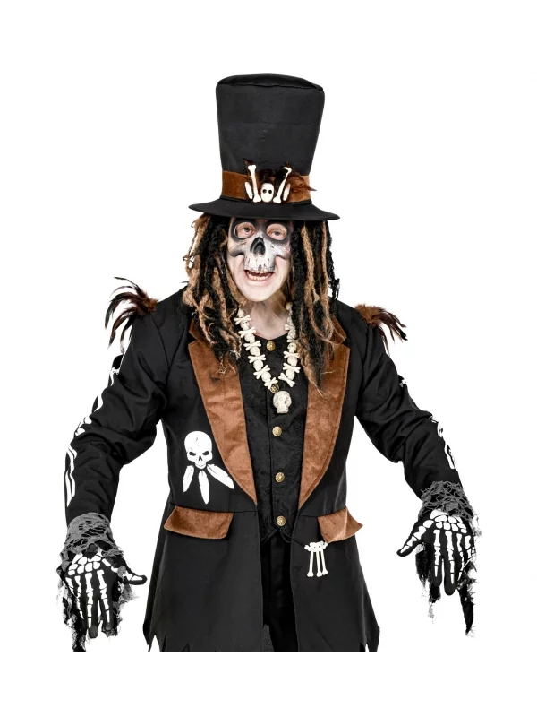 WIDMANN Gants Squelette Halloween - Taille Adulte 3 WIDMANN Gants Squelette Halloween - Taille Adulte – Image 3