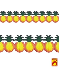 WIDMANN Guirlande Ananas De 4 M En Papier Avec Retardateur De Flamme.