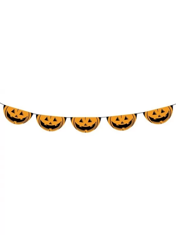 ESPA - Funny Fashion Guirlande De Citrouille 550cm Pour Halloween 2 ESPA - Funny Fashion Guirlande De Citrouille 550cm Pour Halloween – Image 2