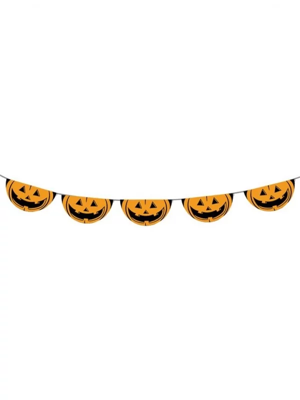 ESPA - Funny Fashion Guirlande De Citrouille 550cm Pour Halloween 1 ESPA - Funny Fashion Guirlande De Citrouille 550cm Pour Halloween