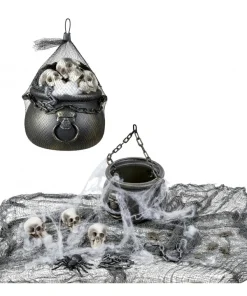 WIDMANN Kit De Décoration Halloween (chaudron, Crânes, Toile D'araignée Et Plus) 5 WIDMANN Kit De Décoration Halloween (chaudron, Crânes, Toile D'araignée Et Plus) -Mon deguisement Magasin kit de decoration halloween chaudron cranes toile d araignee et plus 2