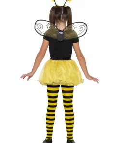 Smiffys Kit Enfant Bourdon Noir Et Jaune (tutu, Ailes Et Serre-tête) -Mon deguisement Magasin kit enfant bourdon noir et jaune tutu ailes et serre tete 2