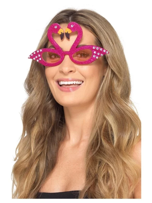 Smiffys Lunettes Flamand Rose 1 Smiffys Lunettes Flamand Rose