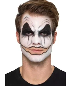 Smiffys Maquillage à L'eau Clown Sanguinaire (3 Couleurs, Faux Sang, Nez, Dents, éponge, Brosse) -Mon deguisement Magasin maquillage a l eau clown sanguinaire 3 couleurs faux sang nez dents eponge brosse 3