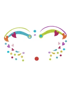 WIDMANN Maquillage Clown Avec Paillettes Par Transfert -Mon deguisement Magasin maquillage clown avec paillettes par transfert 3