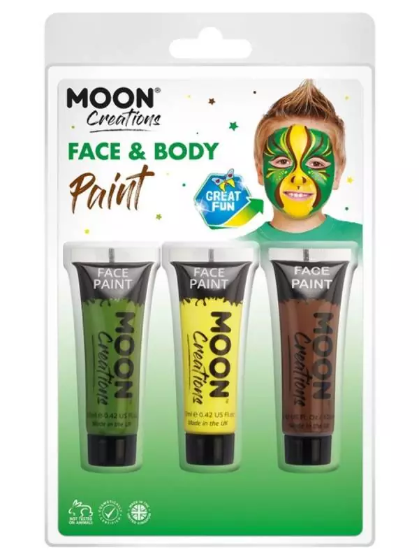 Smiffys Maquillage Moon Création, Visage Corps Multicolore