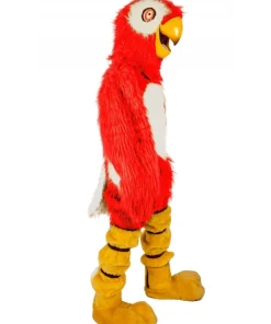 ESPA - Funny Fashion Mascotte Perroquet Vert Ou Rouge Adulte Avec Accessoires -Mon deguisement Magasin mascotte perroquet vert ou rouge adulte avec accessoires 2