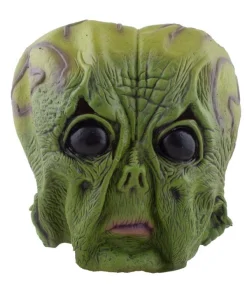 Smiffys Masque Alien Vert En Latex