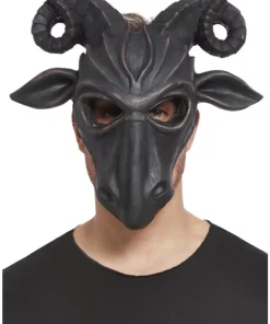Smiffys Masque Bouc Satanique De Luxe, Mousse De Latex