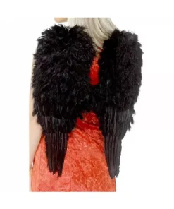 Smiffys Maxi Ailes Ange Plume Noir