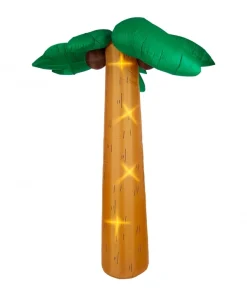 WIDMANN Palmier Géant, Gonflable Lumineux Avec Ventilateur- Hauteur 2.70 M