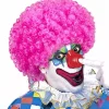 WIDMANN Perruque Clown, Couleur Au Choix (jaune, Rouge, Vert, Rose, Violet Et Bleu)