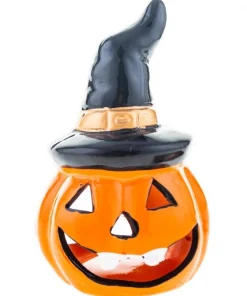 Photophore Citrouille En Céramique