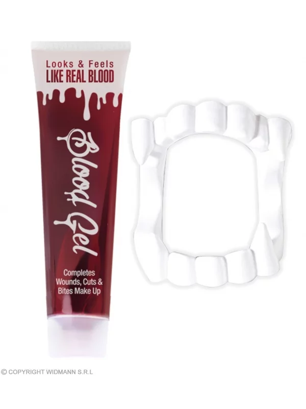 WIDMANN Sang En Gel Avec Crocs (vampires) - 28 Ml 1 WIDMANN Sang En Gel Avec Crocs (vampires) - 28 Ml