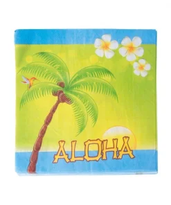 ESPA - Funny Fashion Serviettes De Table Papier Aloha (33x33cm)