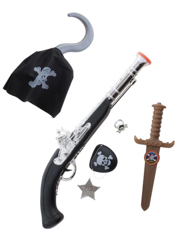 Set Accessoires Pirate Enfant 6 Pièces 1 Set Accessoires Pirate Enfant 6 Pièces