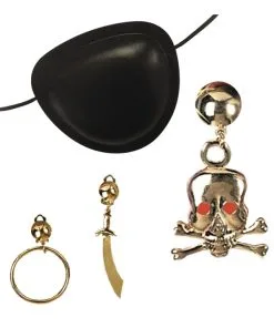 WIDMANN Set Pirate Avec Cache œil Et Boucle D'oreille