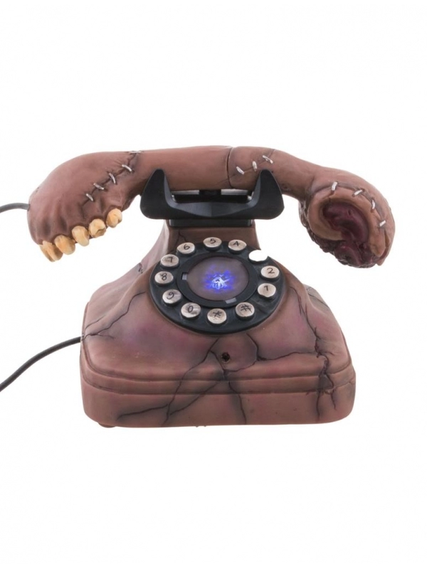 Téléphone De L'horreur Avec Son Et Lumière - Halloween 1 Téléphone De L'horreur Avec Son Et Lumière - Halloween