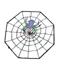 Toile D'araignée Avec Araignée Pour Halloween