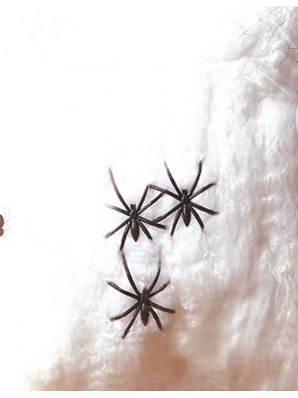 WIDMANN Toile D'araignée Blanche Pour Halloween Avec 3 Araignées - 50g 2 WIDMANN Toile D'araignée Blanche Pour Halloween Avec 3 Araignées - 50g – Image 2