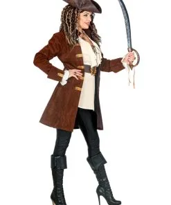 WIDMANN Veste Pirate Femme En Suédine Du S Au XL -Mon deguisement Magasin veste pirate femme en suedine du s au xl 2